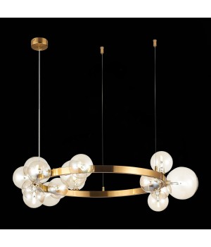 SL1165.302.15 Светильник подвесной ST-Luce Бронза/Коньячный G4 15*5W NECTON-foto9