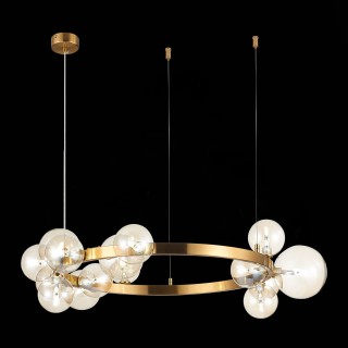 SL1165.302.15 Светильник подвесной ST-Luce Бронза/Коньячный G4 15*5W NECTON-foto9