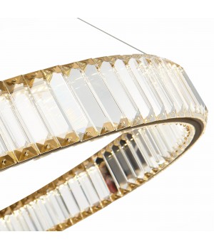 SL1622.313.01 Люстра подвесная ST-Luce Латунь/Прозрачный LED 1*68W 4000K TIVOLI-foto3