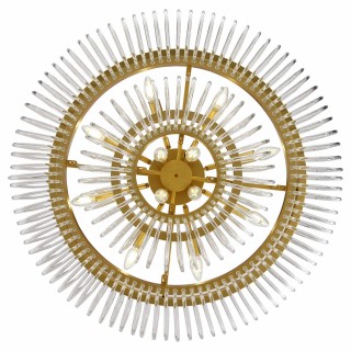 SL1228.203.12 Люстра подвесная ST-Luce Золотистый/Прозрачный E14 12*40W GROSSETO-foto7