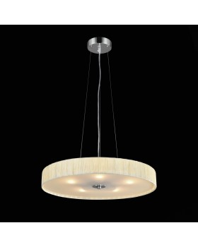 SL357.503.05 Светильник подвесной ST-Luce Хром/Слоновая Кость E27 5*40W RONDELLA-foto4