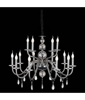 SL1113.403.15 Люстра подвесная ST-Luce Хром, Дымчатый, Прозрачный E14 15*40W SIEMA-foto8