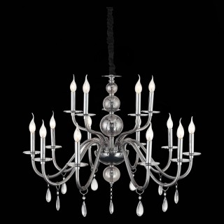 SL1113.403.15 Люстра подвесная ST-Luce Хром, Дымчатый, Прозрачный E14 15*40W SIEMA-foto8