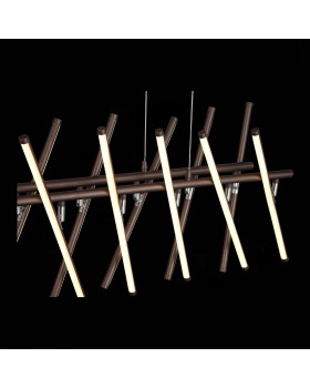 SLD003.303.16 Люстра подвесная ST-Luce Кофейный/Белый LED 16*8W 4000K PIACOD-foto9