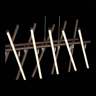 SLD003.303.16 Люстра подвесная ST-Luce Кофейный/Белый LED 16*8W 4000K PIACOD-foto9