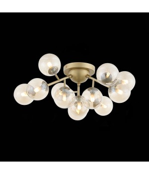 SL438.202.12 Люстра потолочная ST-Luce Золотистый/Коньячный G9 12*5W PALLЕRE-foto4