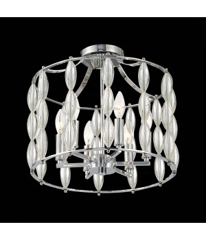 SL1140.102.06 Светильник потолочный ST-Luce Хром, Прозрачный/Прозрачный,Хром E14 6*40W SOGARTE-foto11