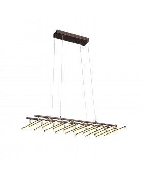 SLD003.303.16 Люстра подвесная ST-Luce Кофейный/Белый LED 16*8W 4000K PIACOD-foto13