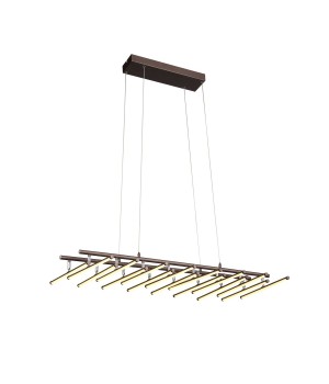 SLD003.303.16 Люстра подвесная ST-Luce Кофейный/Белый LED 16*8W 4000K PIACOD-foto13