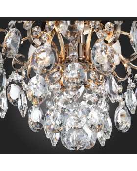 SL846.202.03 Люстра подвесная ST-Luce Золотистый/Прозрачный E14 3*40W ORECCHINI-foto18