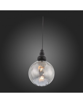 SL374.413.01 Подвес ST-Luce Черный/Дымчатый E27 1*40W BACINETO-foto8