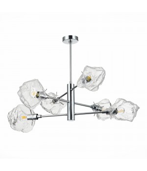 SL1175.102.06 Люстра потолочная ST-Luce хром/прозрачный E14 6*40W Portici-foto2
