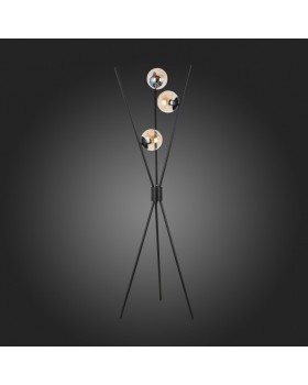 SL549.505.03 Торшер ST-Luce Черный/Коньячный E27 3*40W STAMPO-foto8