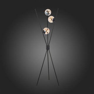 SL549.505.03 Торшер ST-Luce Черный/Коньячный E27 3*40W STAMPO-foto8