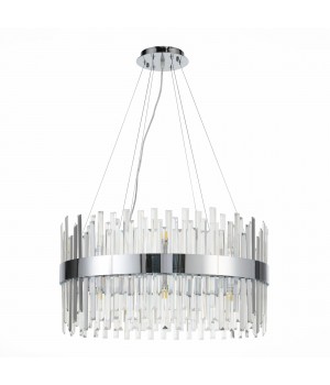 SL1160.103.18 Люстра подвесная ST-Luce Хром/Хром, Прозрачный G9 18*5W BAFO-foto2