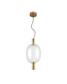 SL1582.313.01 Светильник подвесной ST-Luce Бронзовый/Прозрачный LED 1*7W 2700K ALLENORE-foto2