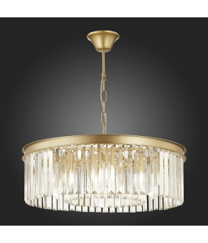 SL1624.203.08 Люстра подвесная ST-Luce шампань/прозрачный E14 8*40W Ercolano-foto7