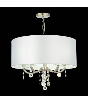 SL1757.113.05 Люстра подвесная ST-Luce Никель/Белый E14 5*40W KATENA-foto4