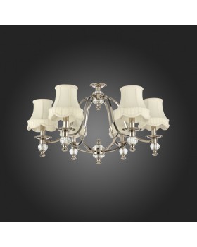 SL1120.103.06 Люстра подвесная ST-Luce Никель/Белый E14 6*40W GOLLA-foto4