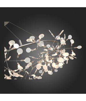 SL379.103.216 Люстра подвесная ST-Luce Серебристый/Белый LED 216*0,5W 3500K RAFINA-foto3