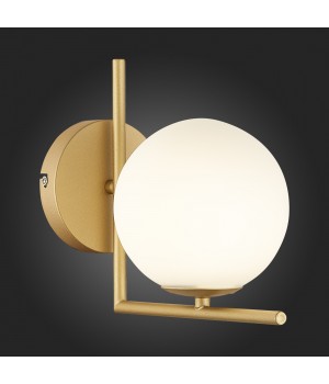 SL1148.301.01 Светильник настенный ST-Luce Латунь/Белый G9 1*5W CODDA-foto5