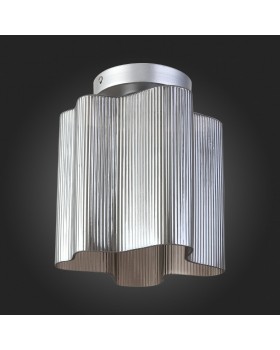 SL117.702.01 Светильник потолочный ST-Luce Серебристый/Дымчатый E27 1*60W ONDE-foto6