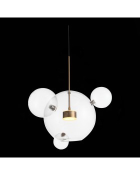 SL1133.203.01 Светильник подвесной ST-Luce Латунь/Прозрачный LED 1*14W 3000K BOPONE-foto6