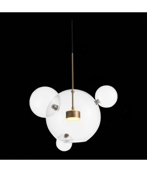 SL1133.203.01 Светильник подвесной ST-Luce Латунь/Прозрачный LED 1*14W 3000K BOPONE-foto6