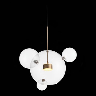 SL1133.203.01 Светильник подвесной ST-Luce Латунь/Прозрачный LED 1*14W 3000K BOPONE-foto6