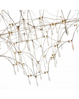 SL797.103.114 Люстра подвесная ST-Luce Хром, Прозрачный LED 114*0,45W 3200K GRAVETTA-foto11