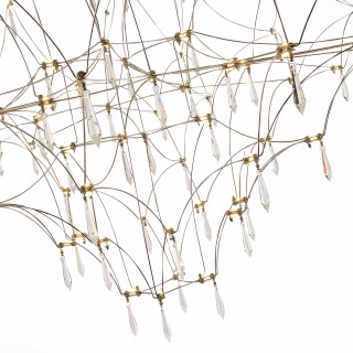 SL797.103.114 Люстра подвесная ST-Luce Хром, Прозрачный LED 114*0,45W 3200K GRAVETTA-foto11