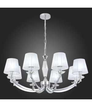 SL1756.103.08 Светильник подвесной ST-Luce Хром/Светло-серый E14 8*40W BELLO-foto5