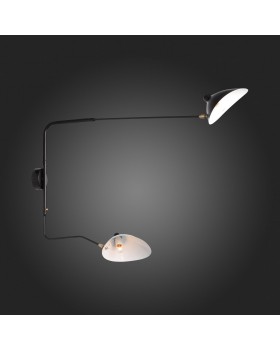 SL305.401.02 Светильник настенный ST-Luce Черный/Черный, Белый E27 2*60W SPRUZZO-foto4