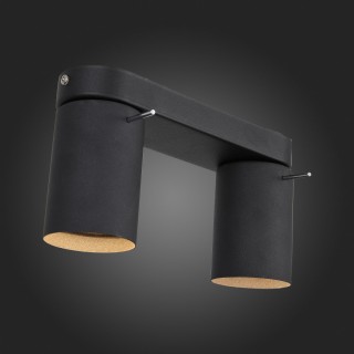 SL597.401.02 Спот ST-Luce Черный, Хром/Черный GU10 LED 2*3W FANALE-foto9