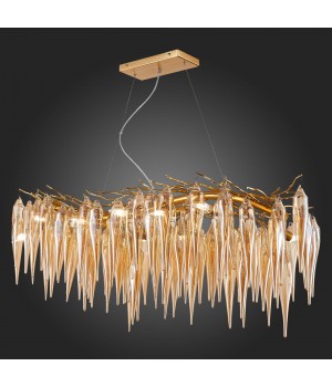 SL1653.203.12 Люстра подвесная ST-Luce Золотистый/Золотистый E14 12*40W SIENA-foto6