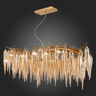 SL1653.203.12 Люстра подвесная ST-Luce Золотистый/Золотистый E14 12*40W SIENA-foto6