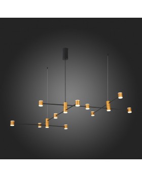 SL1596.423.22 Светильник подвесной ST-Luce Золотистый, Черный/Белый LED 22*3W 3000K ANICHITA-foto5