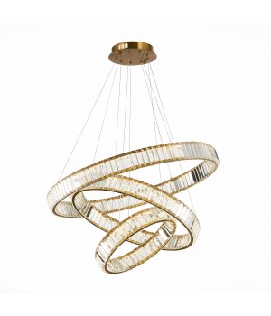 SL1622.303.03 Люстра подвесная ST-Luce Латунь/Прозрачный LED 1*122W 4000K TIVOLI-foto11