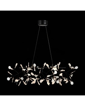 SL379.403.81 Люстра подвесная ST-Luce Черный/Белый LED 81*0,5W 3500K RAFINA-foto11