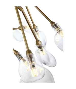 SL411.203.45 Люстра подвесная ST-Luce Золотистый/Прозрачный G4 45*1,5W RICCARDO-foto3