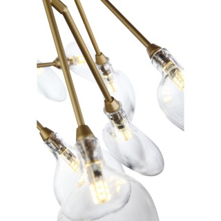 SL411.203.45 Люстра подвесная ST-Luce Золотистый/Прозрачный G4 45*1,5W RICCARDO-foto3