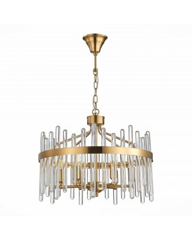 SL1167.303.06 Светильник подвесной ST-Luce Латунь/Латунь, Прозрачный E14 6*40W TELLURIO-foto2