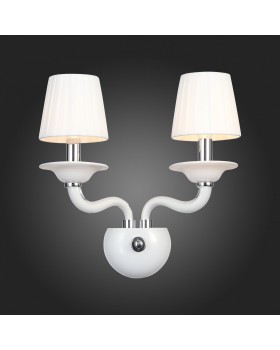 SL1112.501.02 Бра ST-Luce Хром, Белый/Белый E14 2*40W SERENATTA-foto5