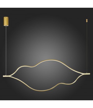 SL6106.203.56 Светильник подвесной ST-Luce Золотистый/Белый LED 1*56W 4000K Cortile-foto5