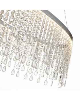 SL6201.103.37 Люстра подвесная ST-Luce Серебристый/Прозрачный LED 1*37W 3000K/4000K/6000K VEGA-foto4