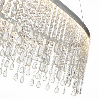 SL6201.103.37 Люстра подвесная ST-Luce Серебристый/Прозрачный LED 1*37W 3000K/4000K/6000K VEGA-foto4