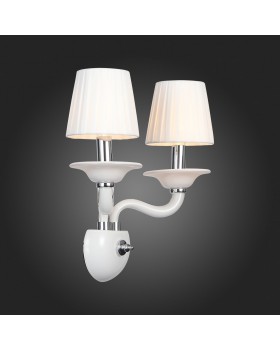 SL1112.501.02 Бра ST-Luce Хром, Белый/Белый E14 2*40W SERENATTA-foto15