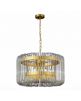 SL1228.203.06 Люстра подвесная ST-Luce Золотистый/Прозрачный E14 6*40W GROSSETO-foto7