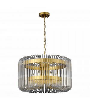 SL1228.203.06 Люстра подвесная ST-Luce Золотистый/Прозрачный E14 6*40W GROSSETO-foto7