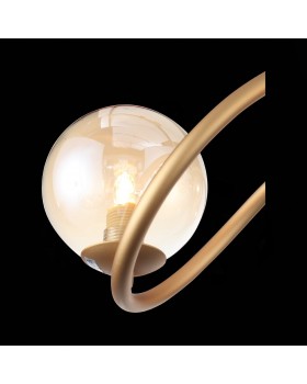 SL1502.203.08 Светильник подвесной ST-Luce Золотистый/Янтарный G9 8*5W LEGATEZZA-foto10